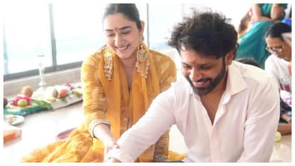 Disha Parmar And Rahul Vaidya buy new house Share Grah Pravesh Photos With Fans