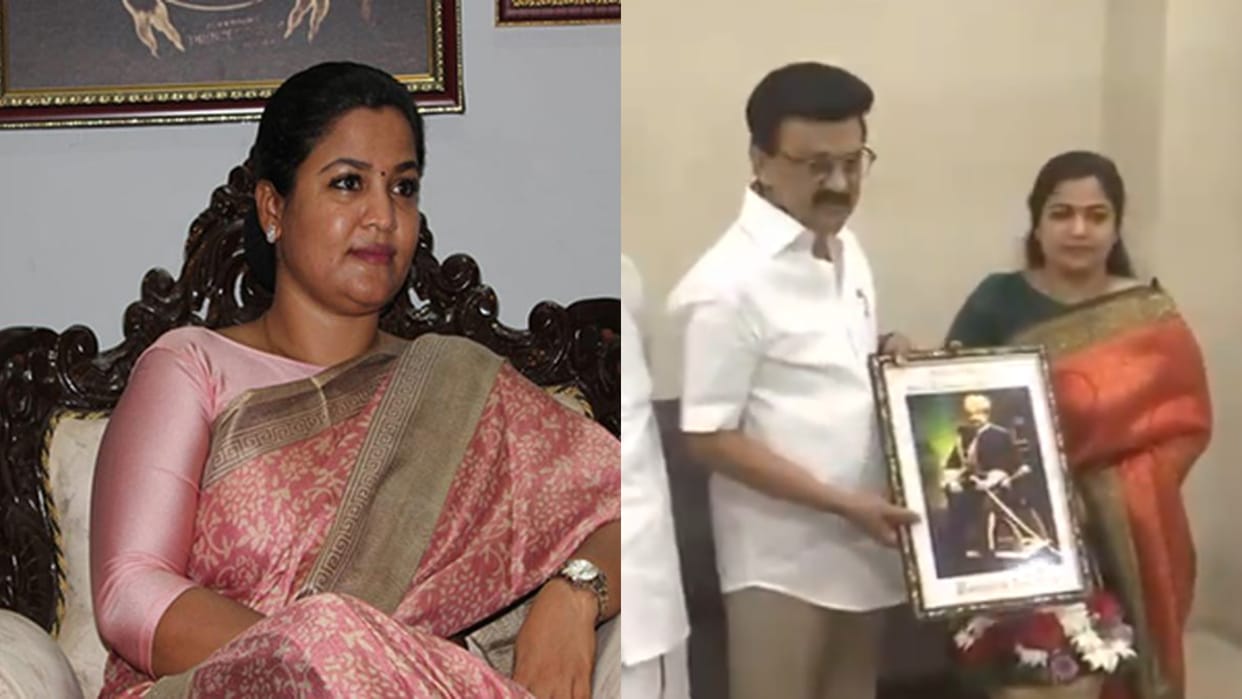 Actress Ranjana Nachiyar Left Tvk And Joined Dmk Leveling Serious Allegations Against Vijay Party