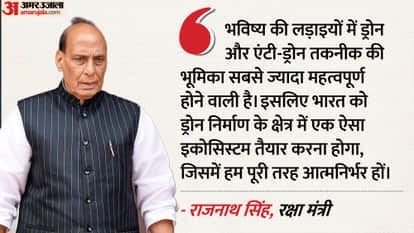 National Defence Industry Conclave rajnath singh drone self reliance india ai robotics future warfare