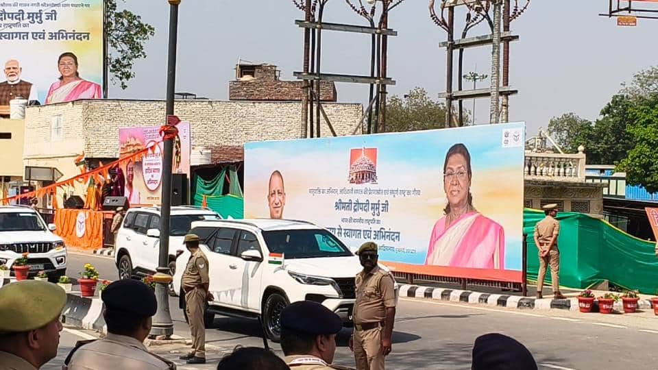 President Droupadi Murmu Ayodhya Visit Skies, Land, and Water Remained on High Alert for Seven Hours