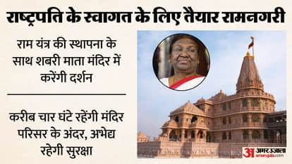 Ayodhya: The President will create history by installing the Ram Yantra, with seven thousand distinguished g