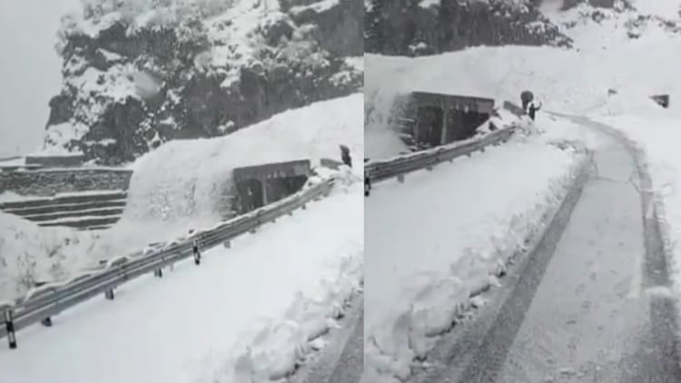 Chamoli: बदरीनाथ धाम में भारी बर्फबारी, तेजी से फिसल रहे ग्लेशियर; हाईवे बंद, पांडुकेश्वर आ रहे श्रमिक लौटे