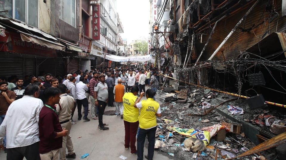 Delhi Fire: Tired fire brigade system gasping for breath before extinguishing the fire
