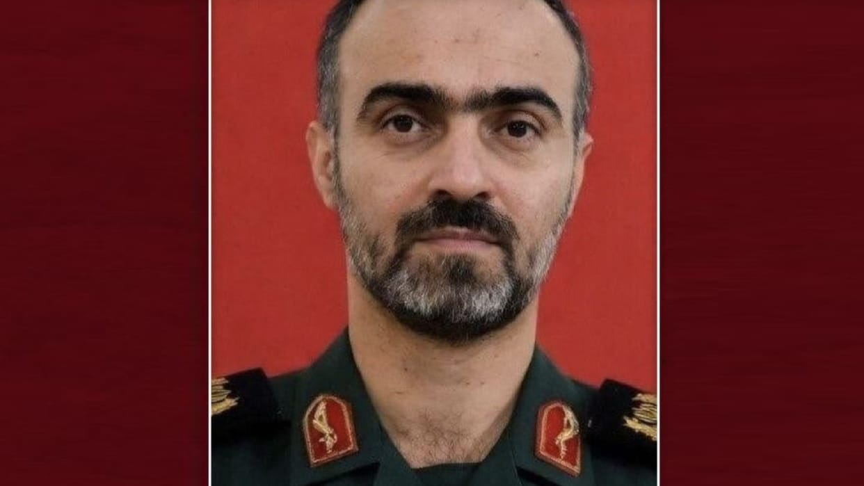 idf claims strike kills Esmail Ahmadi head of Intelligence Division basij force iran