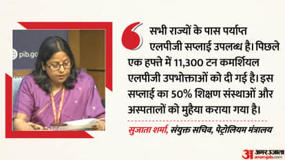 LPG Crisis Goverment Inter Ministerial Press Briefing Gov on LPG Shortage in India LPG News and Updates