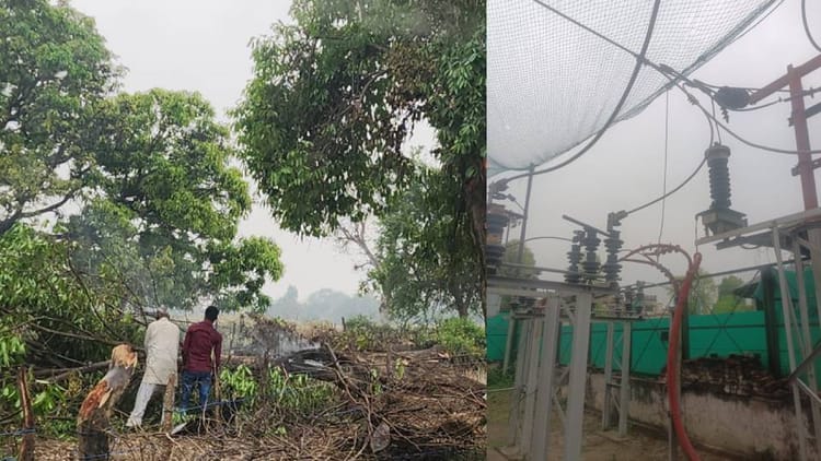 Lucknow News: आंधी-पानी से बिजली व्यवस्था पटरी से उतरी, तेज हवा से तार-पोल टूटे; जनजीवन प्रभावित