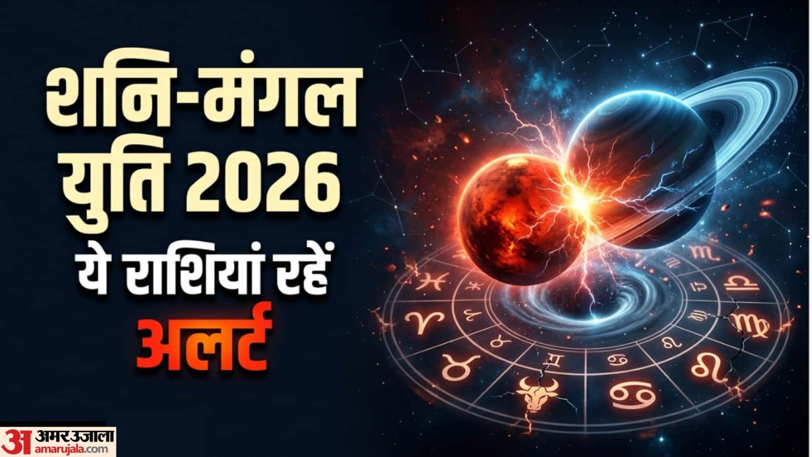 Shani Mangal Yuti 2026 date and impact on zodiac sign in hindi