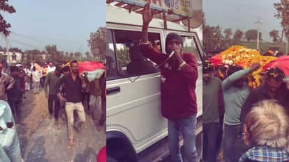 Funeral procession dj and lot of dance video goes viral on social media