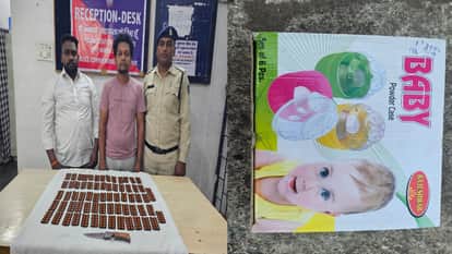 Bullets were being hidden in a toy box, two policemen arrested with weapons in Raipur