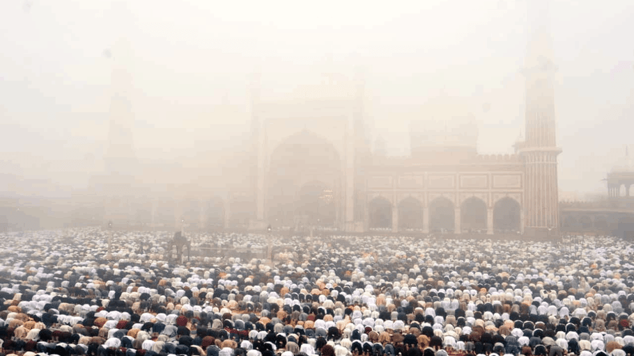 eid 2026 today Namaz offered at Delhi Jama Masjid with others  See Photos