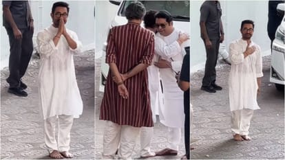 ईद पर आमिर खान से मिलने पहुंचे राज ठाकरे