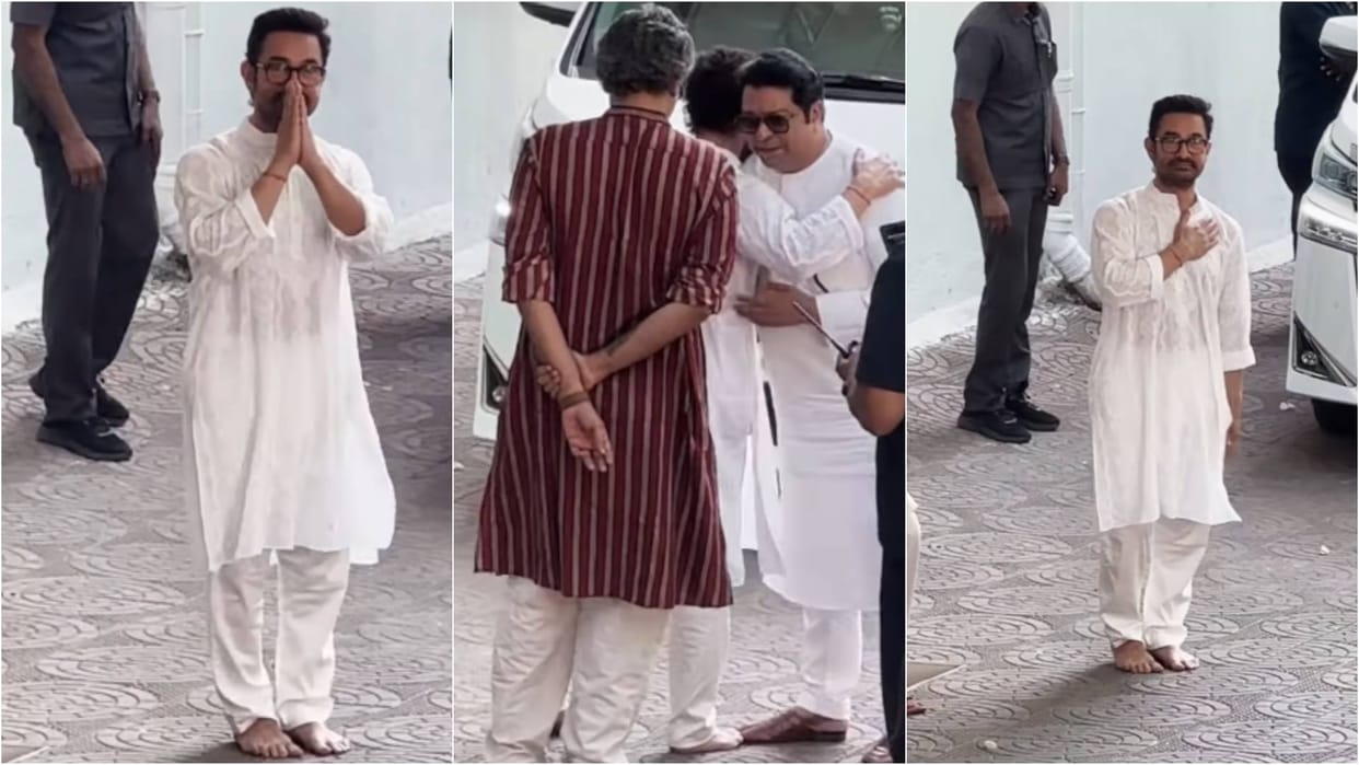 Eid Ul Fitr 2026: MNS chief Raj Thackeray Visit to Aamir Khan home On Eid video Goes Viral