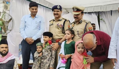 Kanpur Prayers for Peace Resound at Benajhabar Eidgah DM Extends Eid Greetings