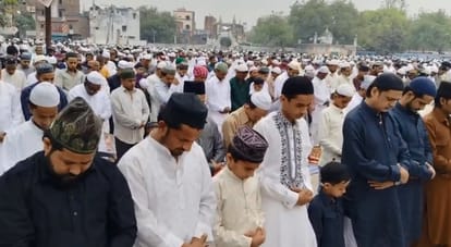 Kanpur Eid Today Confluence of Devotion and Discipline Prayers Offered Twice at the Grand Eidgah
