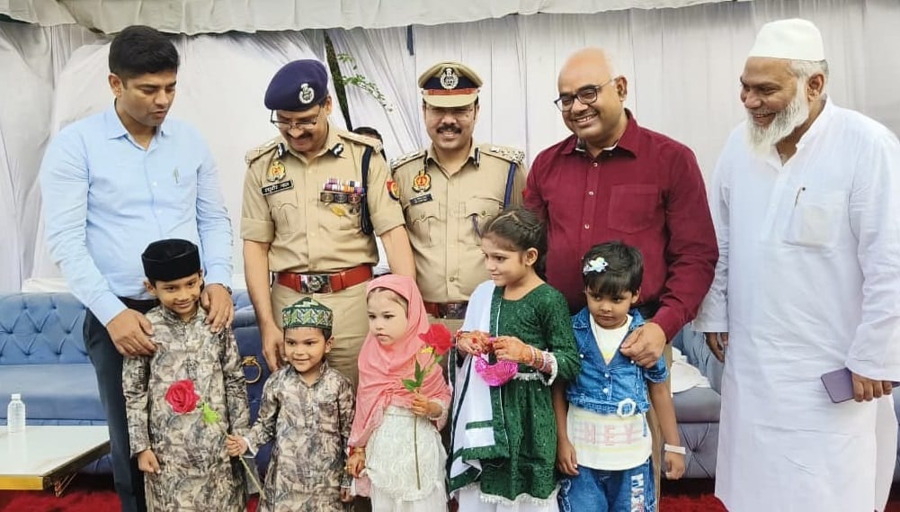 Kanpur Prayers for Peace Resound at Benajhabar Eidgah DM Extends Eid Greetings