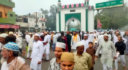 Eid Festivities Abound in Farrukhabad  Hardoi and Other Districts Worshippers Pray for the Nations Progress
