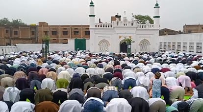 Eid Festivities Abound in Farrukhabad  Hardoi and Other Districts Worshippers Pray for the Nations Progress