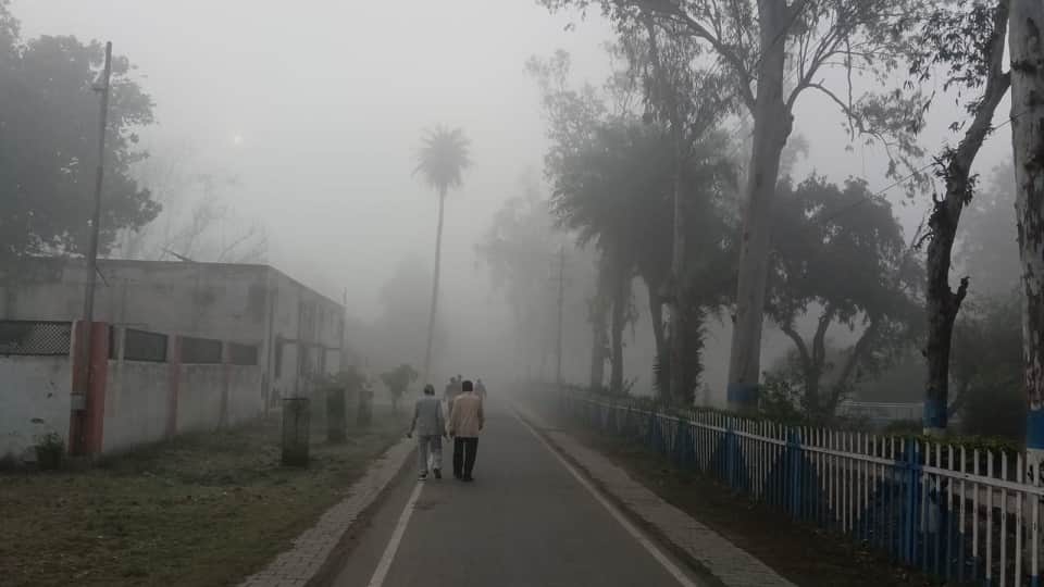 UP Weather Fog engulfed many districts of in month of March