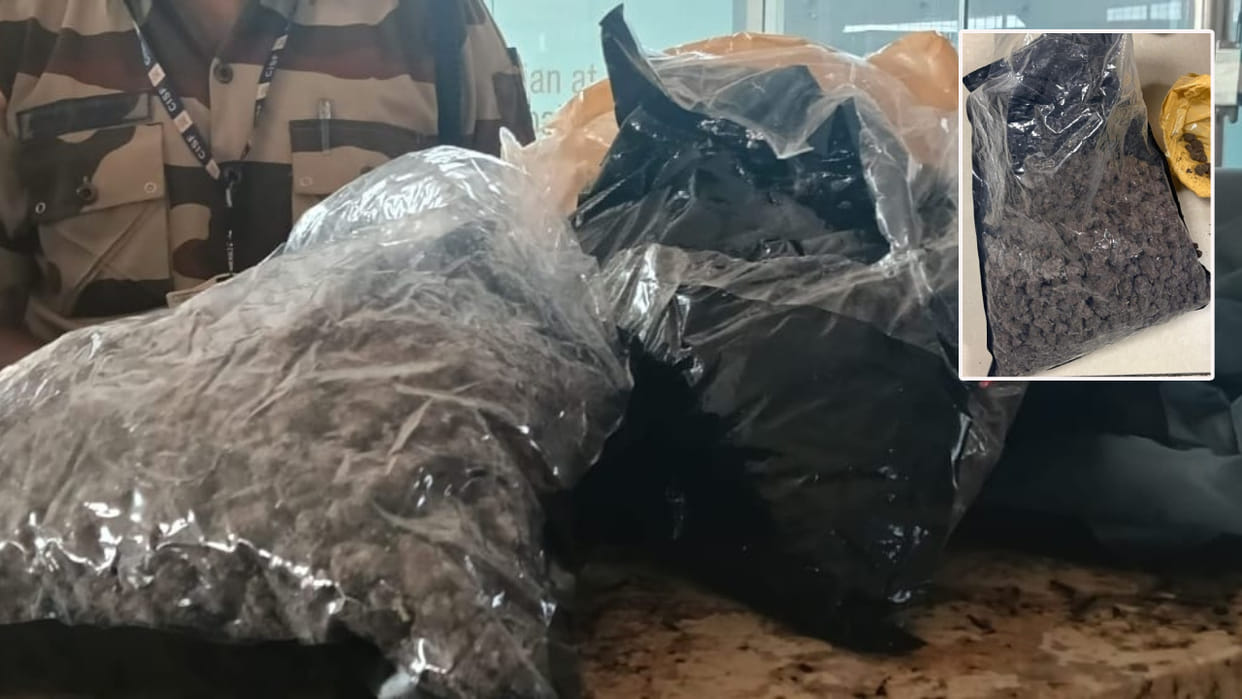 Mumbai Airport CISF drug bust hydroponic weed 2 crore smuggling Customs department airport security