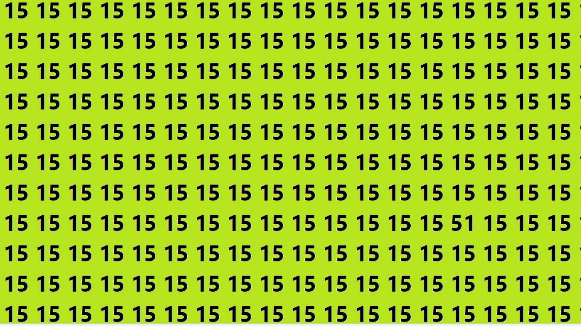 Brain Teaser Game Can You Find Hidden 51 In 12 Second Look At This Optical Illusion Image
