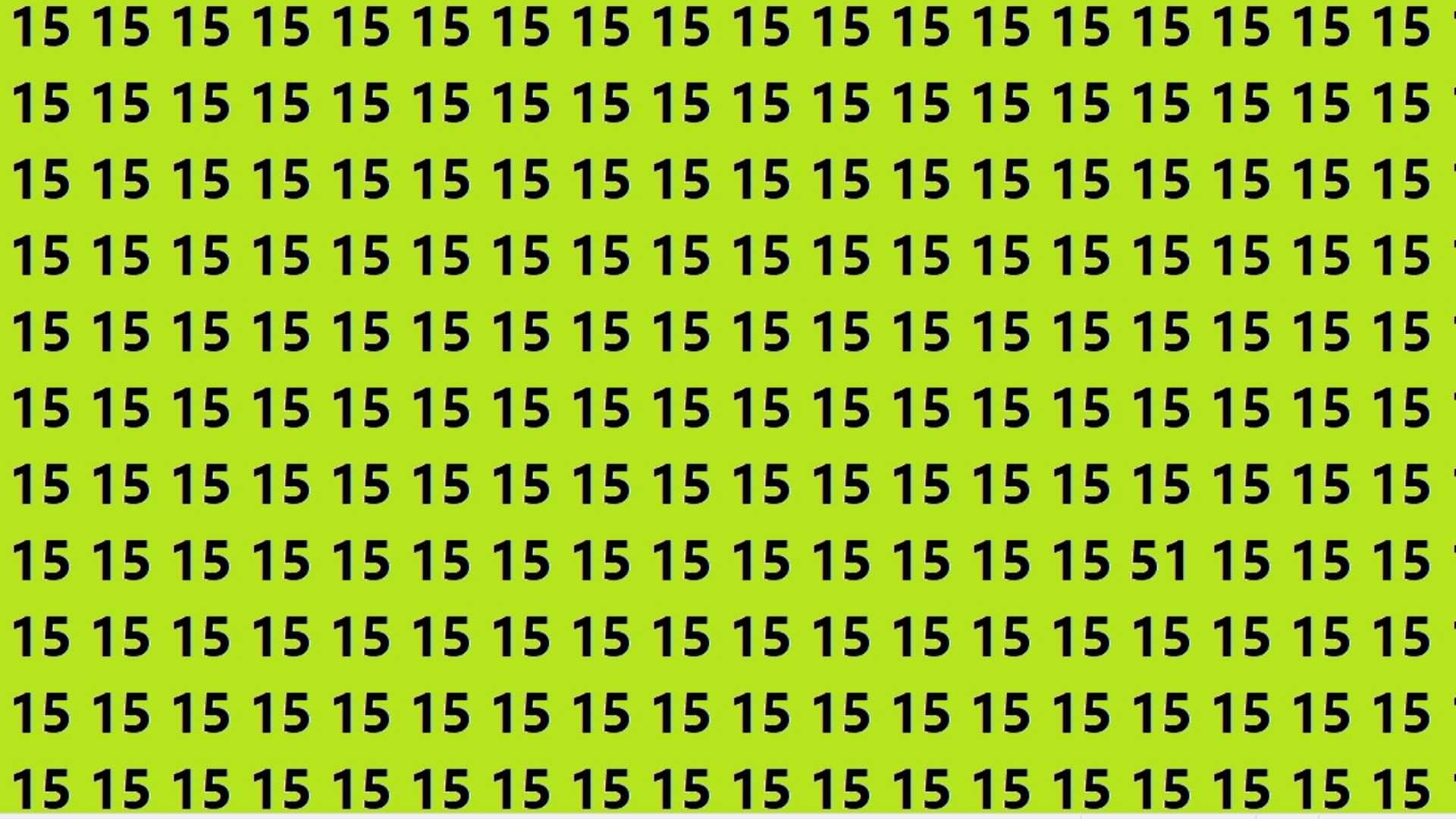 Brain Teaser Game Can You Find Hidden 51 In 12 Second Look At This Optical Illusion Image