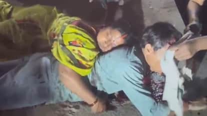 Varanasi News PAC Constable Beats Couple Both in Critical Condition Mob Chases Down Assaults Accused