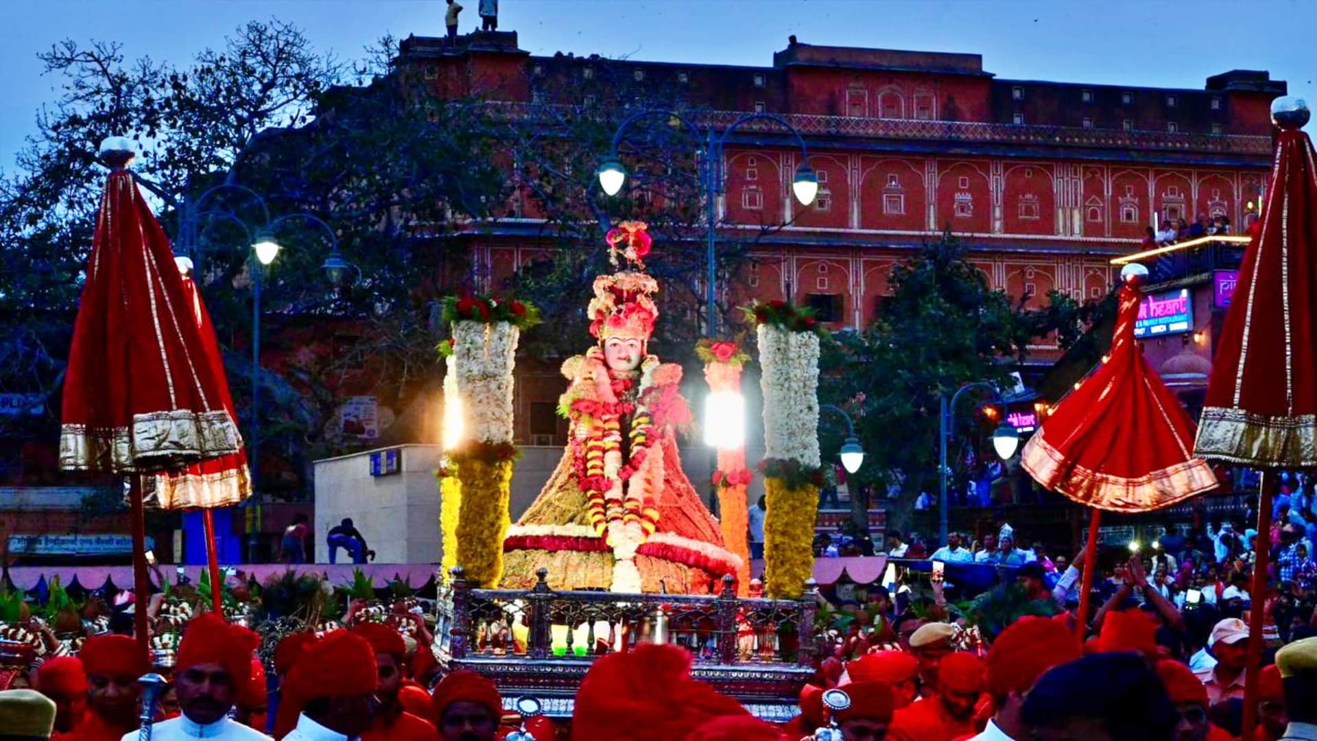 Royal Gangaur Procession Held in Jaipur; A Testament to Cultural Grandeur and Ganga-Jamuni Tehzeeb