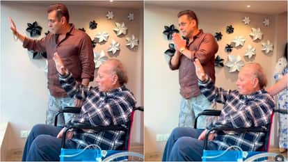 Salman Khan greets fans who gathered outside his residence on Eid shares Update About Father salim khan Health