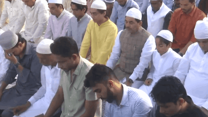 eid 2026 today Namaz offered at Delhi Jama Masjid with others  See Photos
