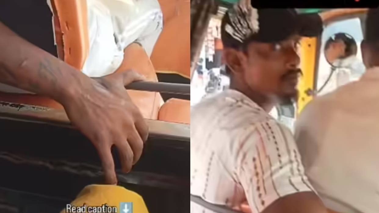 Boy Touching Girl Inappropriate On Her Route To College In Auto Rickshaw At Varanasi Video