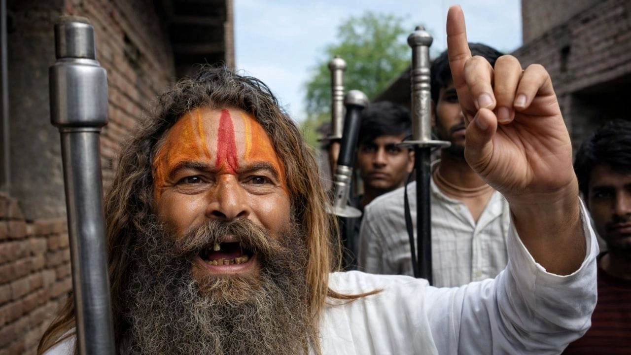 Pharsa wale baba lived for cow protection gau seva became his identity