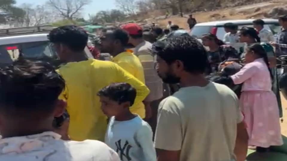 हादसे के बाद मौके पर मची अफरा-तफरी