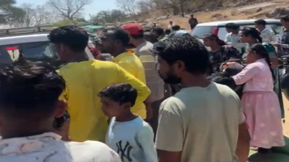 हादसे के बाद मौके पर मची अफरा-तफरी
