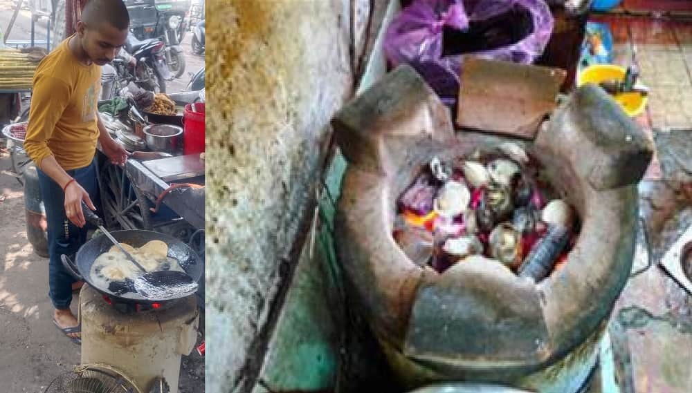 कोयले की भट्टी पर खाना बनान मजबूरी