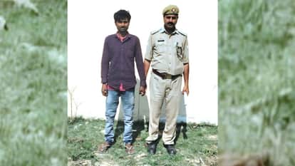 गिरफ्तार किया गया आरोपी।