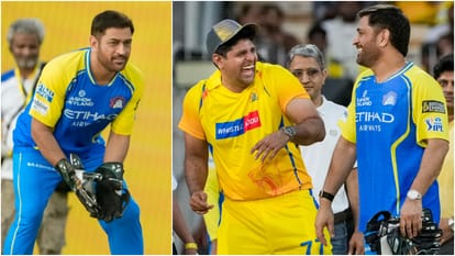 Chennai Super Kings Roar 2026: Mahendra Singh Dhoni felicitated Sanju Samson, Shivam Dube, and Ayush Mhatre