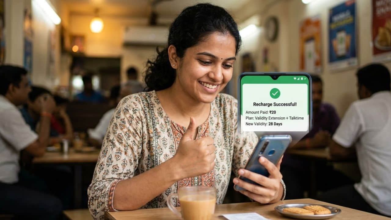 20 रुपये के दमदार वैलिडिटी पैक से करें रिचार्ज
