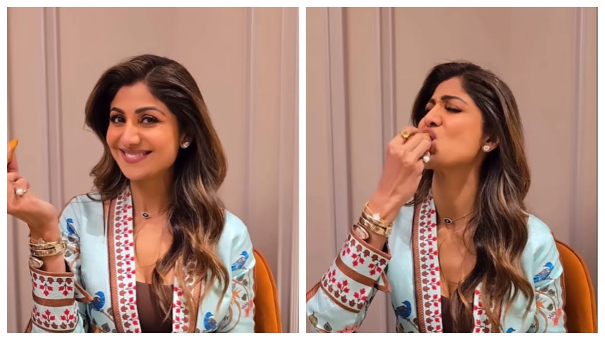 Shilpa Shetty share funny video on Sunday is all about Samosa love