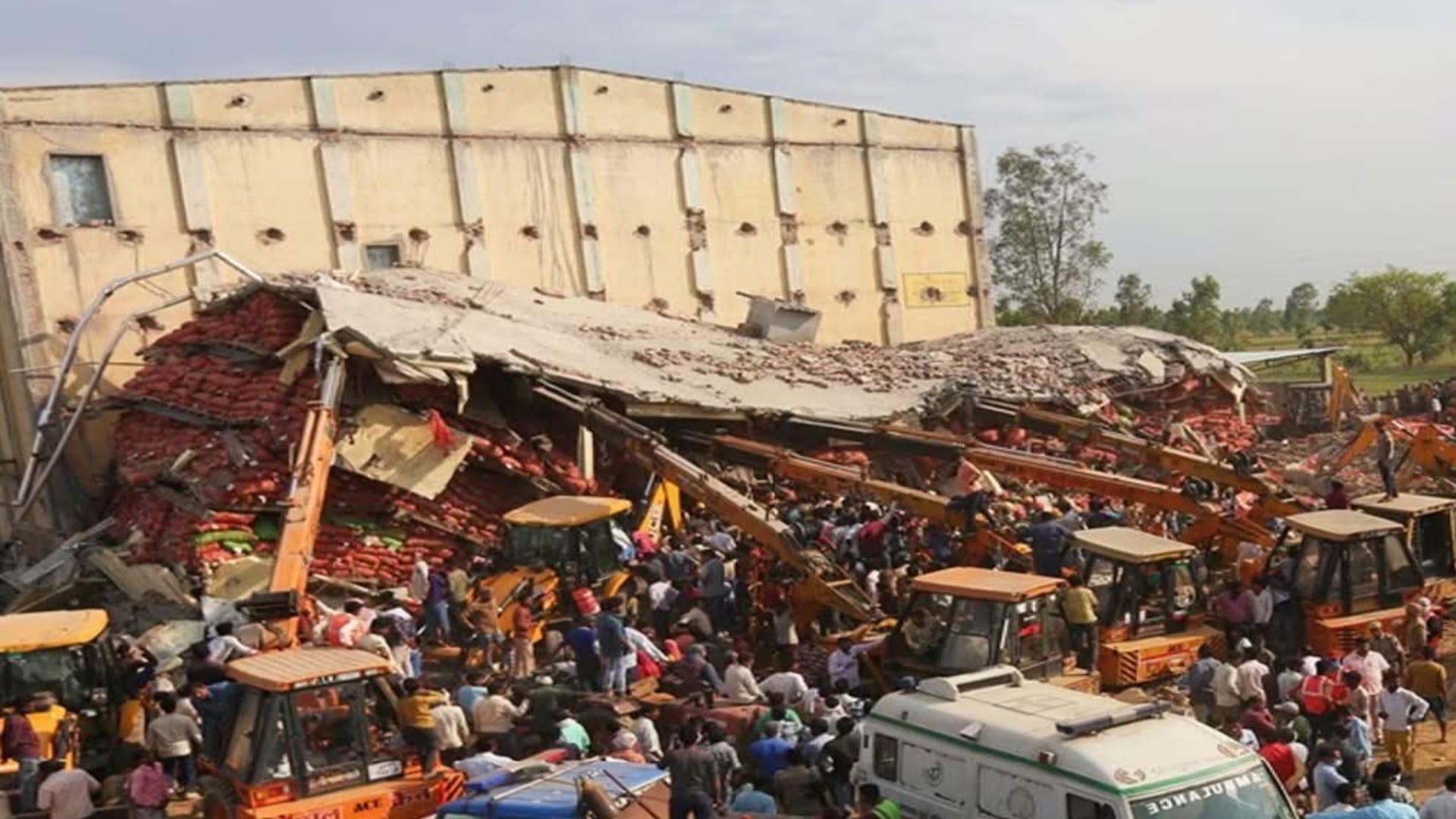 How did explosion occur at cold storage facility in Prayagraj and who is owner