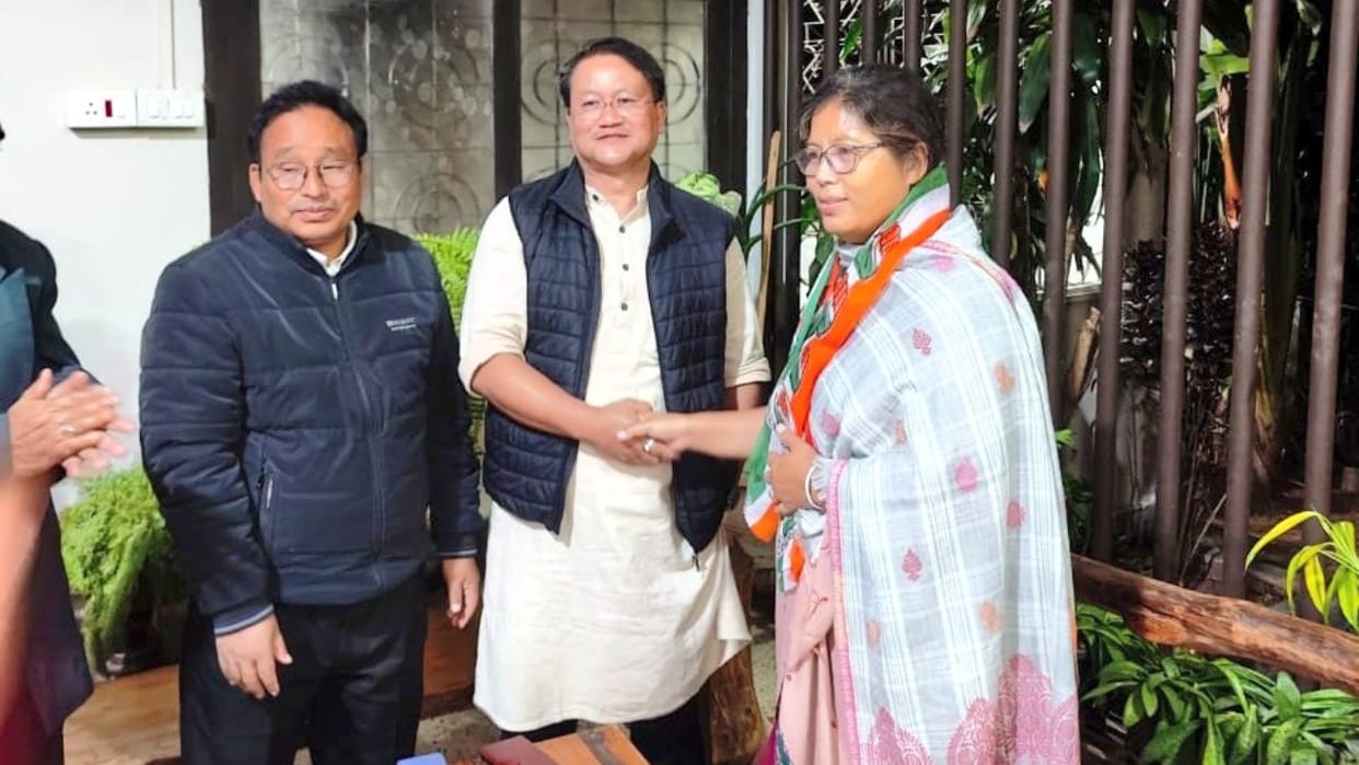 Assam Minister Nandita Garlosa Joins Congress, Contest Assembly election from Haflong