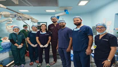 Sushila Tiwari Hospital successfully conducts complex brain-spine surgery on a day-old newborn in haldwani