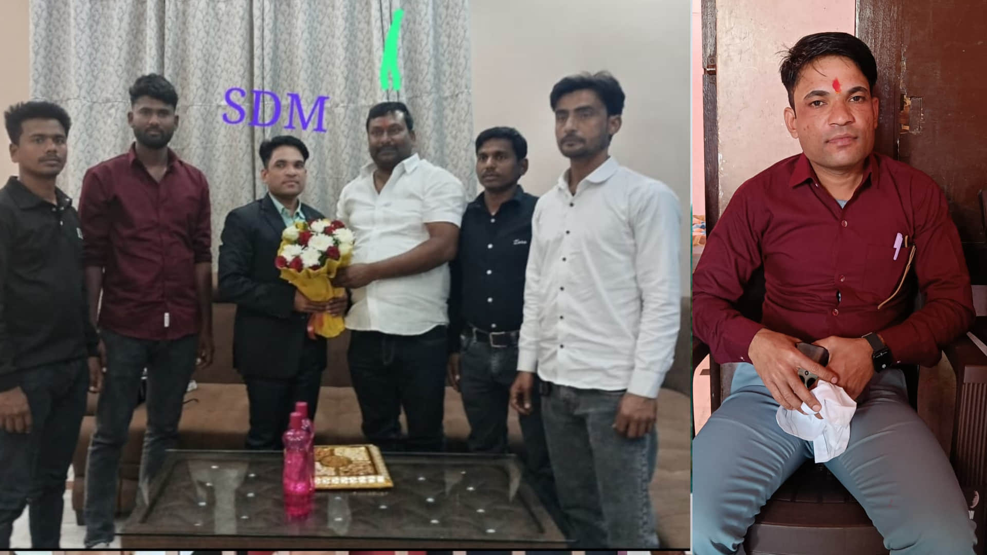 एसडीएम बनकर सोशल मीडिया पर फोटो डालता था. लाल शर्ट में फर्जी IAS की फाइल फोटो