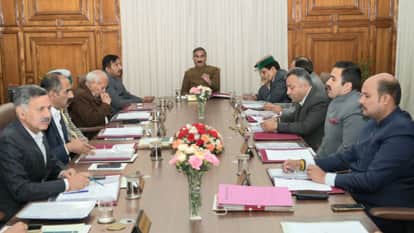 HP Cabinet Meeting Decisions today CM Sukhvinder Singh Sukhu