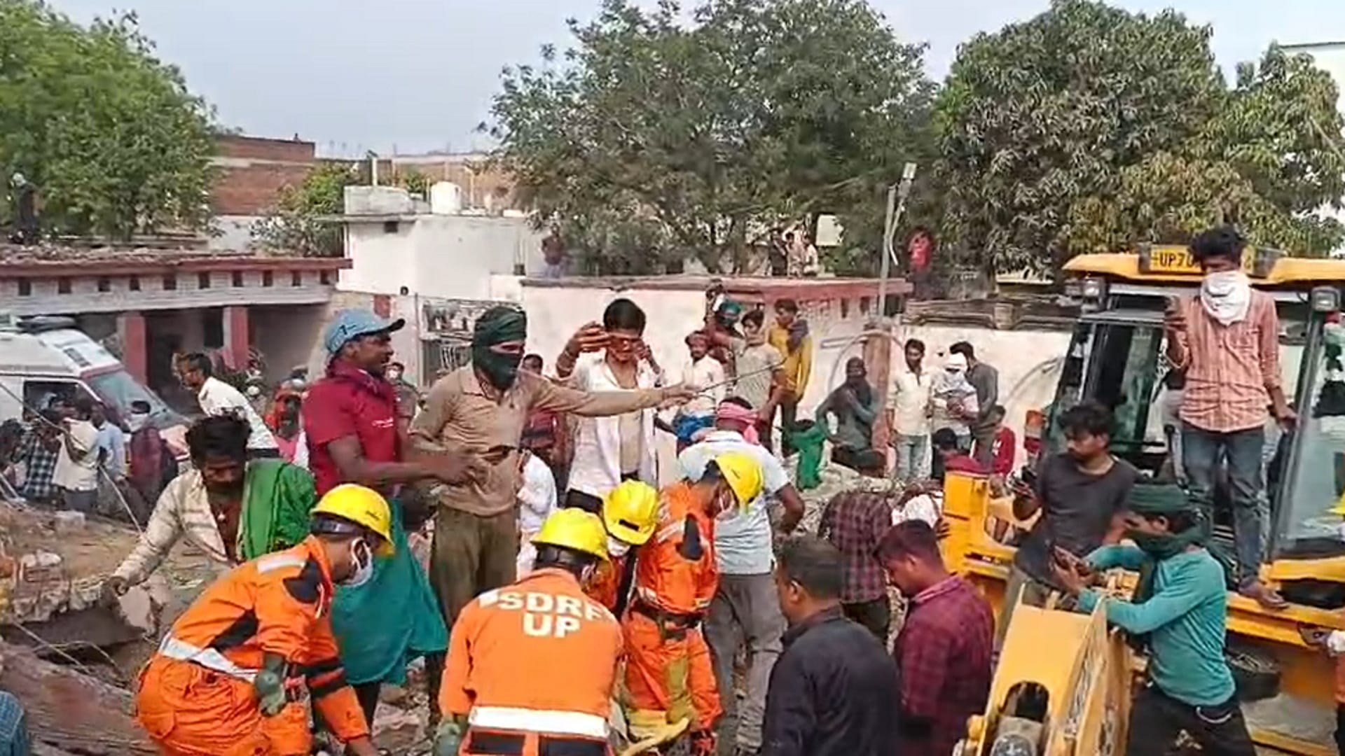 How did explosion occur at cold storage facility in Prayagraj and who is owner