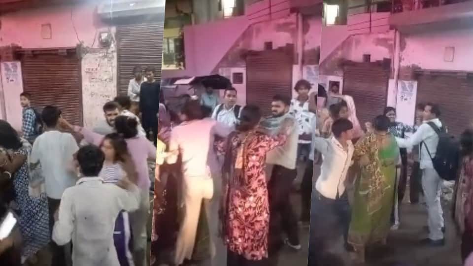 मारपीट की वीडियो वायरल