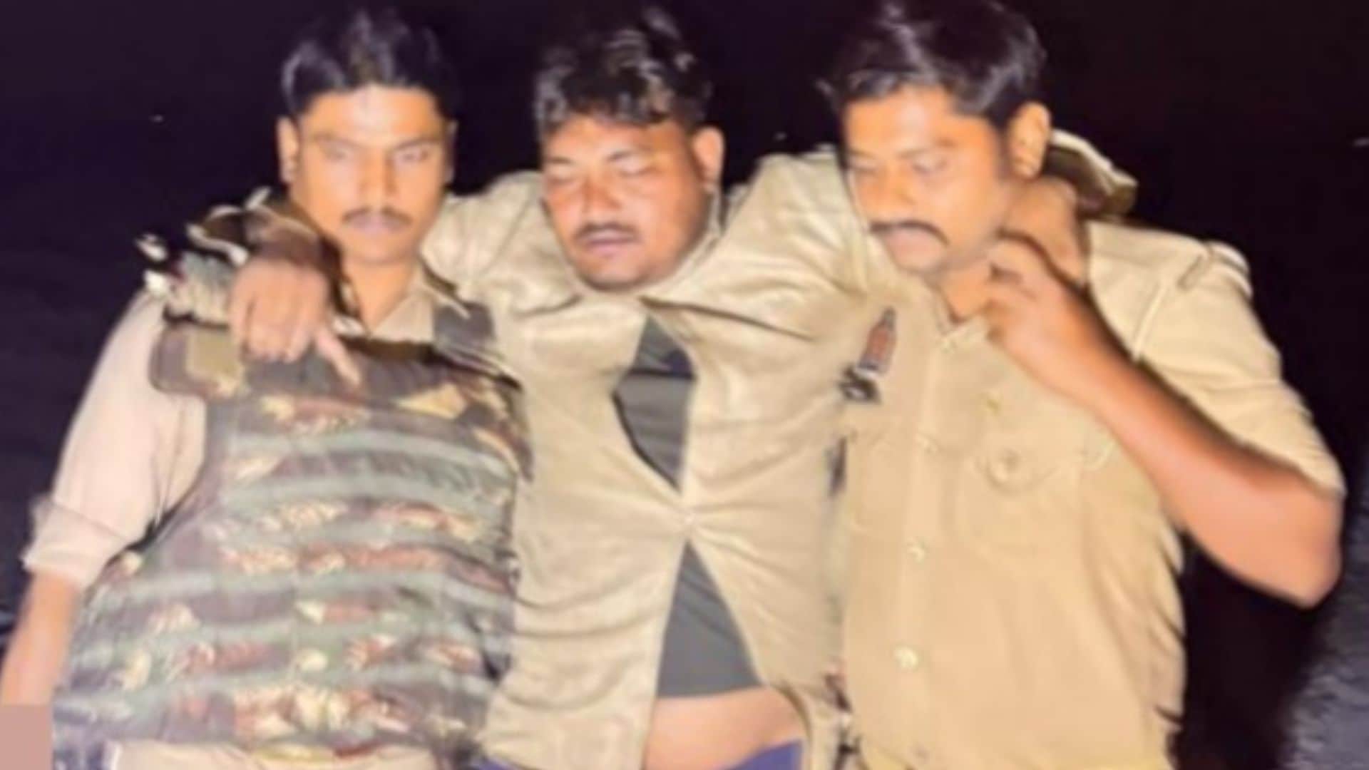 पुलिस के गिरफ्त में आरोपी