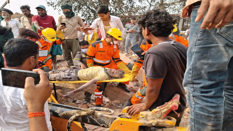 How did explosion occur at cold storage facility in Prayagraj and who is owner