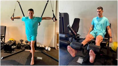 Cristiano Ronaldo is working hard on his fitness, boosting hopes of playing in the World Cup know