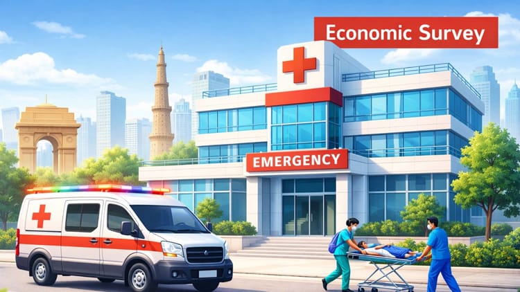 दिल्ली आर्थिक सर्वेक्षण 2025-26: अस्पतालों में 1288 बेड बढ़े, 2025 में 5 लाख से अधिक संभाली गईं इमरजेंसी कॉल