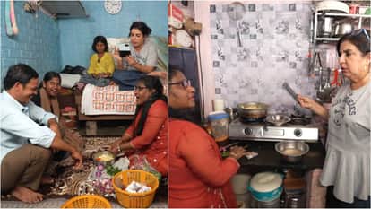 Farah Khan Visit to Shahida Ansari House In Slums Area with Cook Dilip made Recipe Of Aloo Bhaji